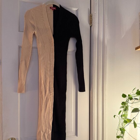 STAUD Shoko Sweater Dress (S) - Picture 3 of 5